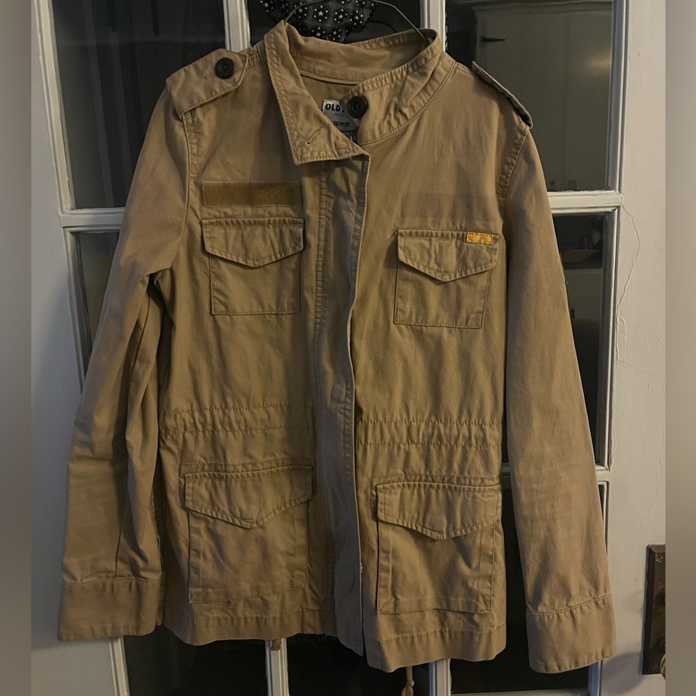 Old Navy Tan Military Jacket